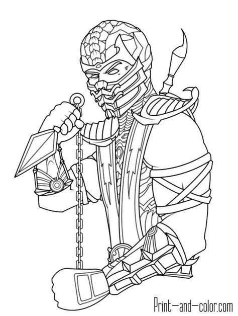 Sub Zero Coloring Pages Coloring Home