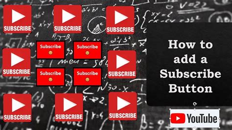 How To Add A Subscribe Button 2020 Boost Subscribers Quick 101