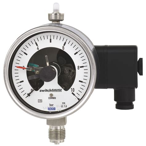 Bourdon Tube Pressure Gauge With Switch Contacts Pgs23100 160