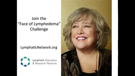 Leandrn Spokesperson Kathy Bates Fights For Lymphedema Research And Awareness Youtube