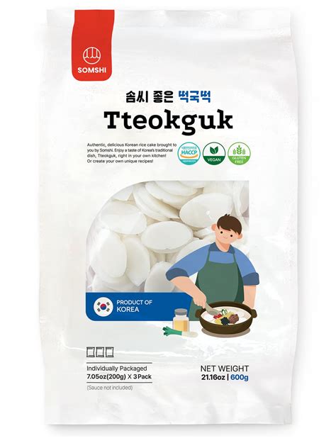 Buy Korean Sliced Rice Cake Chewy Tteok Rice Cake Soup Vegan And