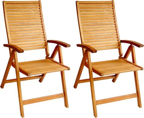 Amazon Com Luunguyen Logan Outdoor Hardwood Positions Reclining Folding Arm Chair