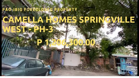 Camella Homes Springville West Bacoor Cavite Pag Ibig Foreclosed Property Murangbahay