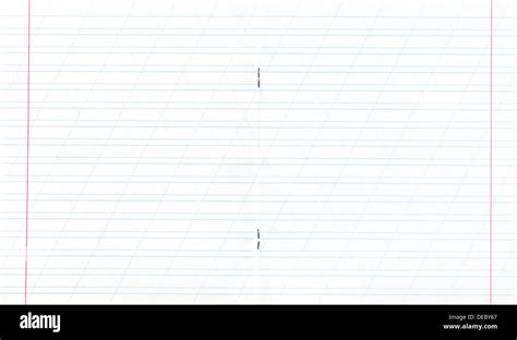 Background From Notebook Narrow Lined Double Page Spread Stock Photo