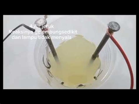 Praktikum Kimia Elektrolit Dan Non Elektronik Youtube