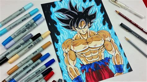 Drawing Goku Limit Breaker New Form Super Saiyan Silver