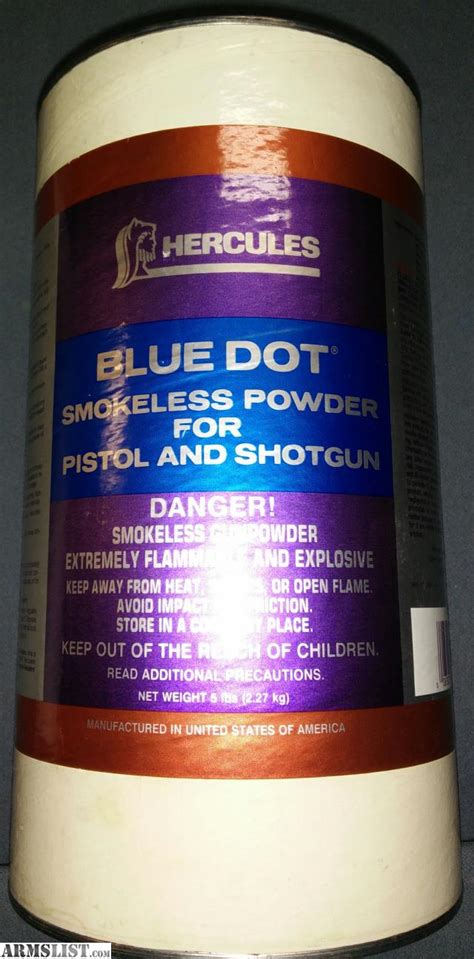 Armslist For Sale Blue Dot Pistol And Shotgun Powder