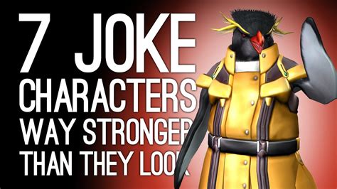 7 Fighting Game Joke Characters Who Are Way Stronger Than They Look Vidoe
