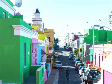 Colorful Cape Town street, South Africa | Cape town tourism, Table mountain cape town, Cape town