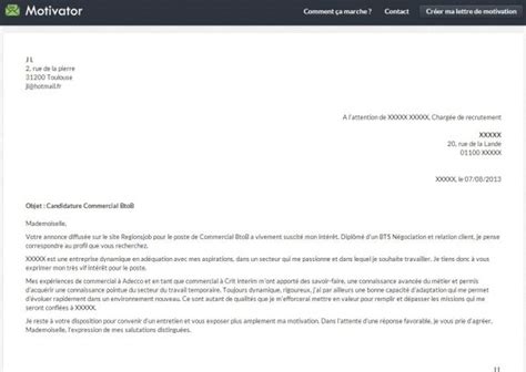 Nom, prénom adresse téléphone email. Lettre de motivation pour entrer en licence de psychologie ...