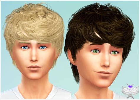 David Sims Cazy`s 64 Hairstyle Converted Sims 4 Hairs Sims Hair