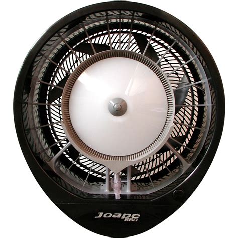 Joape Copacabana 660 Wall Mount Outdoor Misting Fan Black Bbq Guys