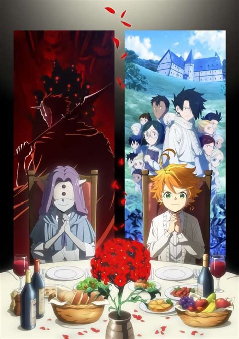 The Promised Neverland Season 2 Key Art Shows Emma And Mujika Otaku