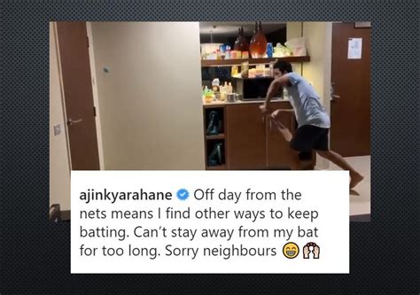 Rahane Shares Video Of Him Batting Inside Hotel Room Gets Trolled By