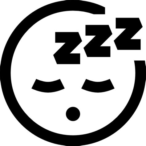 Sleep Emoticons Emoji Feelings Smileys Icon