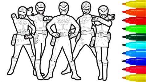Power Rangers Megaforce Coloring Pages