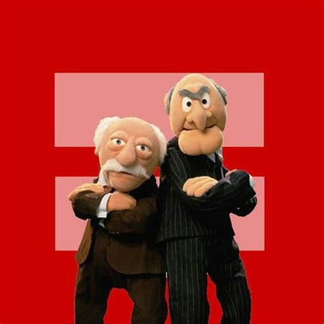 Muppets Equality Kermits Pals Statler And Waldorf Grumpy Man Grumpy