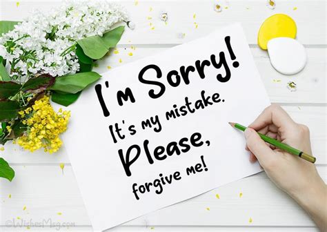 Sorry Messages Perfect Apology Messages Wishesmsg 2022