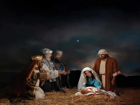 Christmas Nativity Scene Wallpaper ·① Download Free Hd Backgrounds For