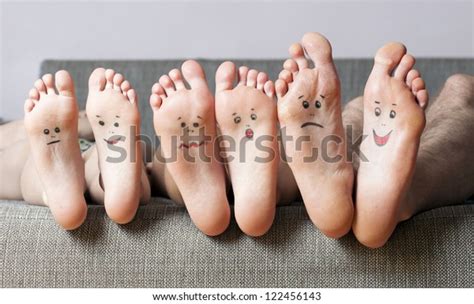 Close Human Soles Smiles Stock Photo 122456143 Shutterstock