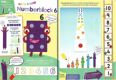 Numberblocks Special 2 Of Cbeebies Magazine Pages 3 4