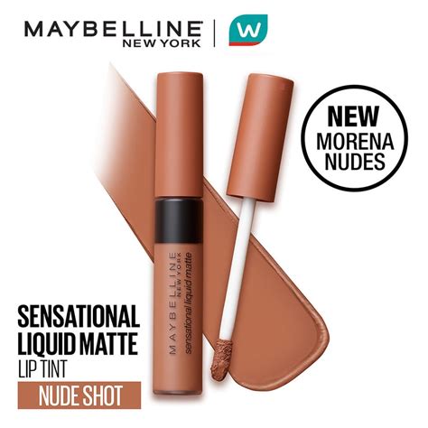 Maybelline Sensational Liquid Matte Lip Tint Nude Shot Shopee Philippines