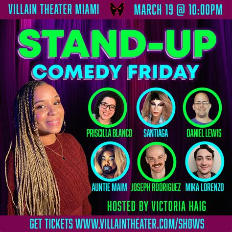 Stand Up Comedy Show At Villain Theater — Villain Theater