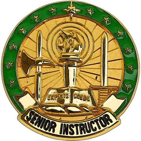 Army Senior Instructor Badge