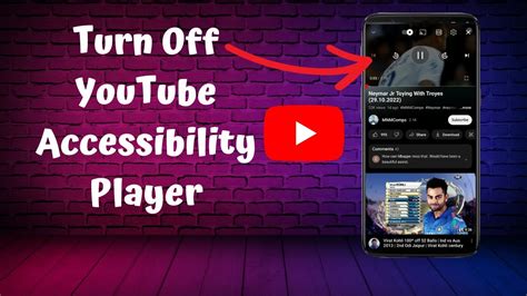 How To Turn Off Youtube Accessibility Player Disable Accessibility