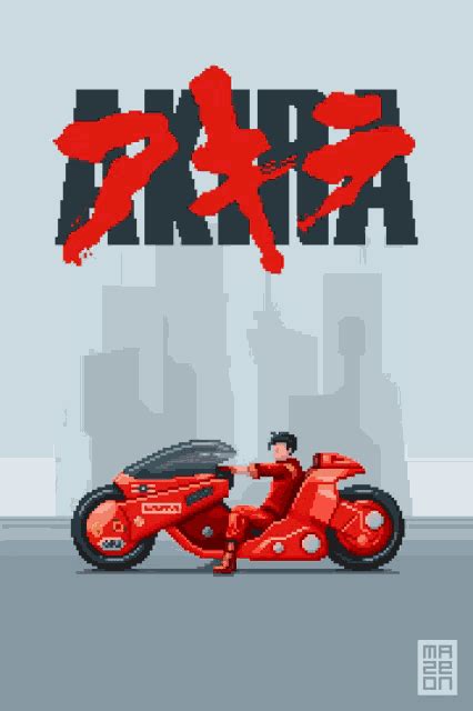 Akira Pixel Art  Akira Pixel Art Movie Poster Discover And Share S
