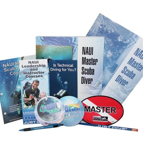 Naui Master Scuba Diver Student Education System Education Materials