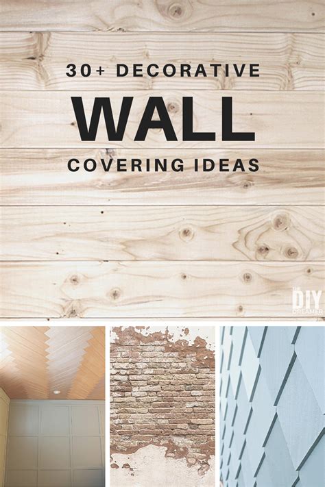 30 Diy Wall Covering Ideas Decorative Walls The Diy Dreamer