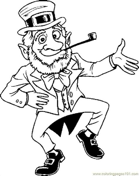 I don't know how the myth of a small elderly man who loves gold began in st. Irish Dance Coloring Pages - Coloring Home