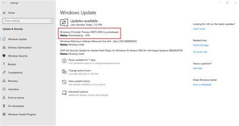Windows 10 Build 18875 20h1 Details
