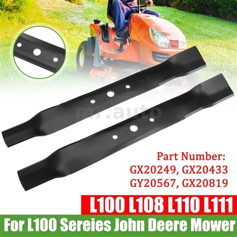 42 Inch Mulching Blades For L100 Series John Deere Ride On Mower