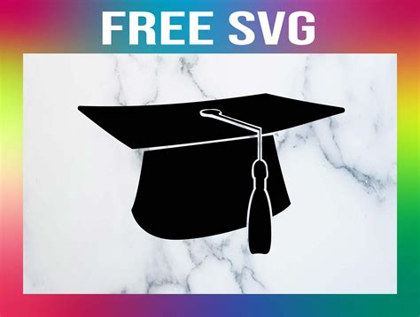 Free Graduation Cap Svg Domestic Heights