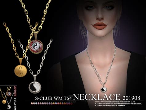 The Sims Resource S Club Ts4 Wm Necklace 201908