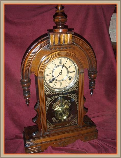 Antique Restored Gilbert Callia Quality Clock Ca 1885 Antique