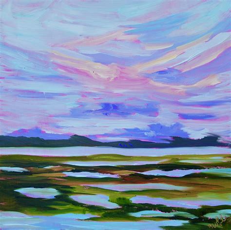 Rainbow Sunset Painting By Rebecca Croft Fine Art America