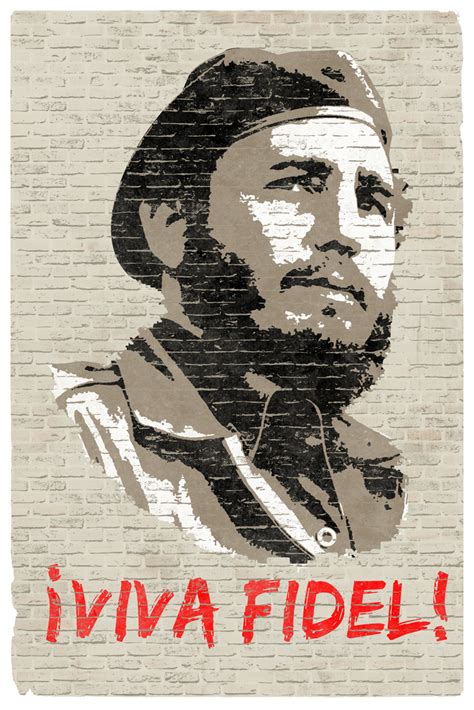 Viva Fidel Castro Graffiti Poster 12x18 Inch Ebay