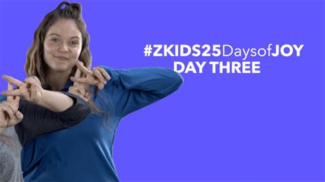 Zkids 25 Days Of Joy Day Three Youtube