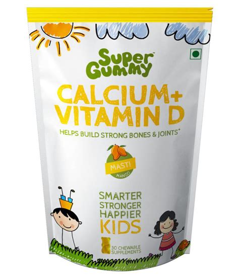 Here are six options to consider. Super Gummy Calcium + Vitamin D Chewable Supplements Gummy ...