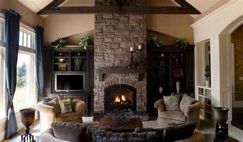 Cool Living Room Design With Fireplace References