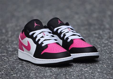 Air Jordan 1 Low Kids Black Pink Release Date 2020