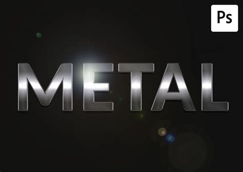 The Metal Text Effect In Photoshop 3 Easy Styles