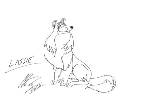 Lassie Coloring Pages Printable Sketch Coloring Page