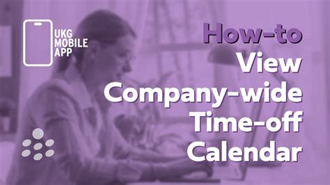 Viewing Company Wide Time Off Calendar Youtube
