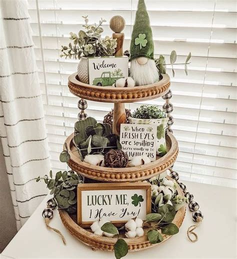 17 Tiered Tray Ideas For St Patrick S Day French Creek Farmhouse