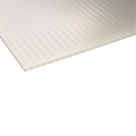 10mm Clear Twinwall Polycarbonate Sheet 700mm Roofing