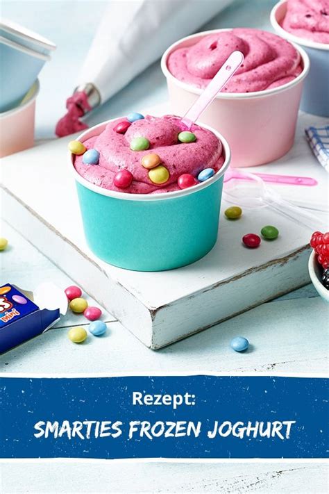 Rezept Frozen Joghurt Mit Smarties Schokoladen Rezepte Rezepte